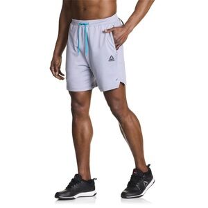 Reebok Men's Turbo Knit Performance Shorts, 6" Inseam, Size 3XL, Lightweight
